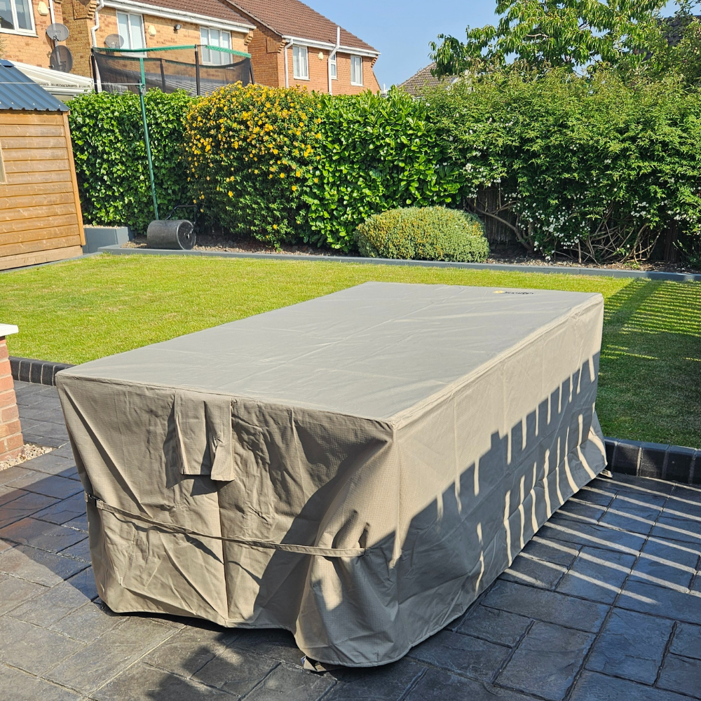 Cry Wolf Slate Bed Outdoor Pool Table - Dark Walnut