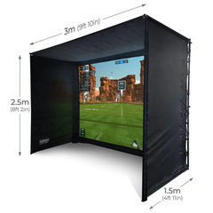 Home Golf Simulator | Enclosure + Monitor | 3 x 2.5 x 1.5 Mtr