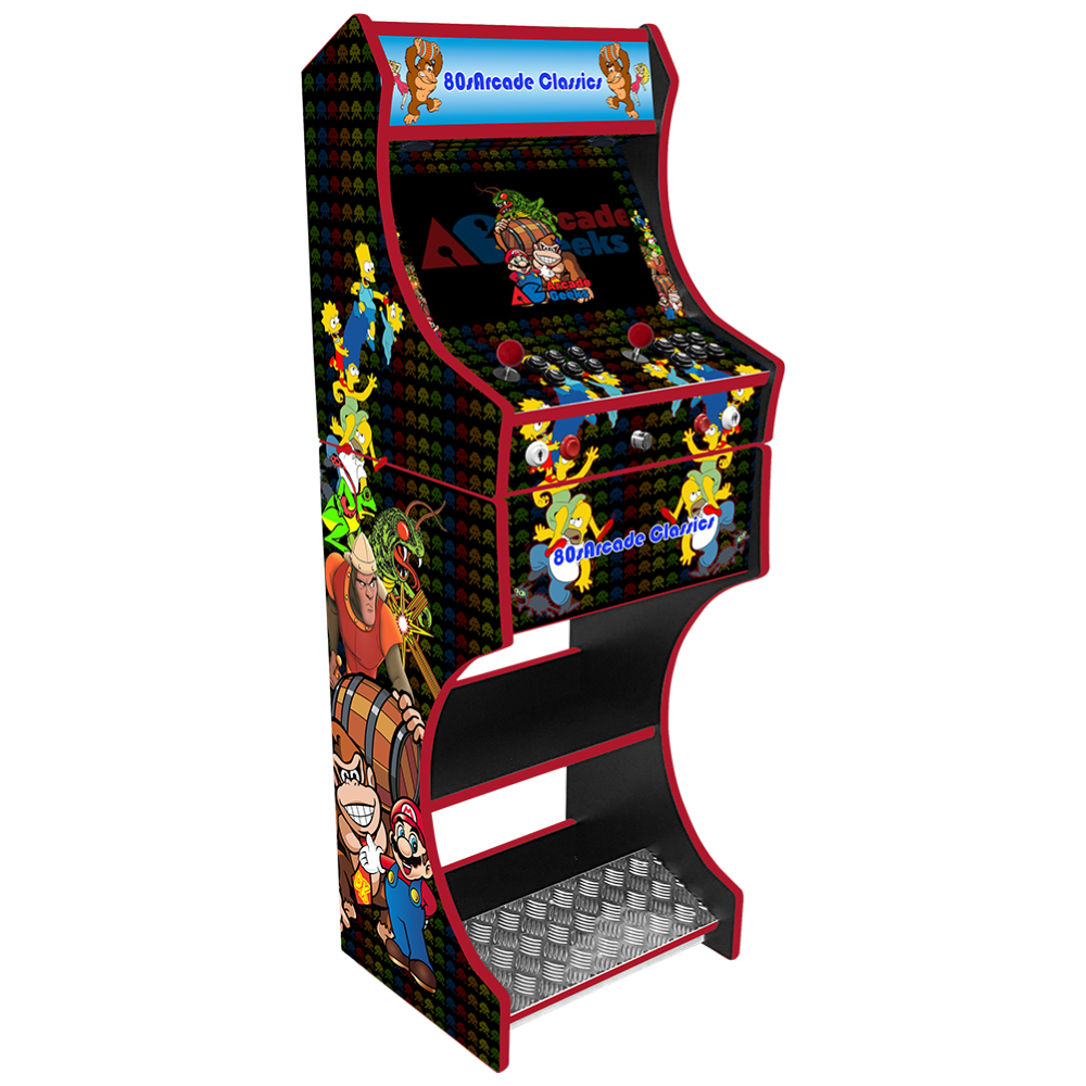 2 Player Arcade Machine - 80s Arcade Classic Theme