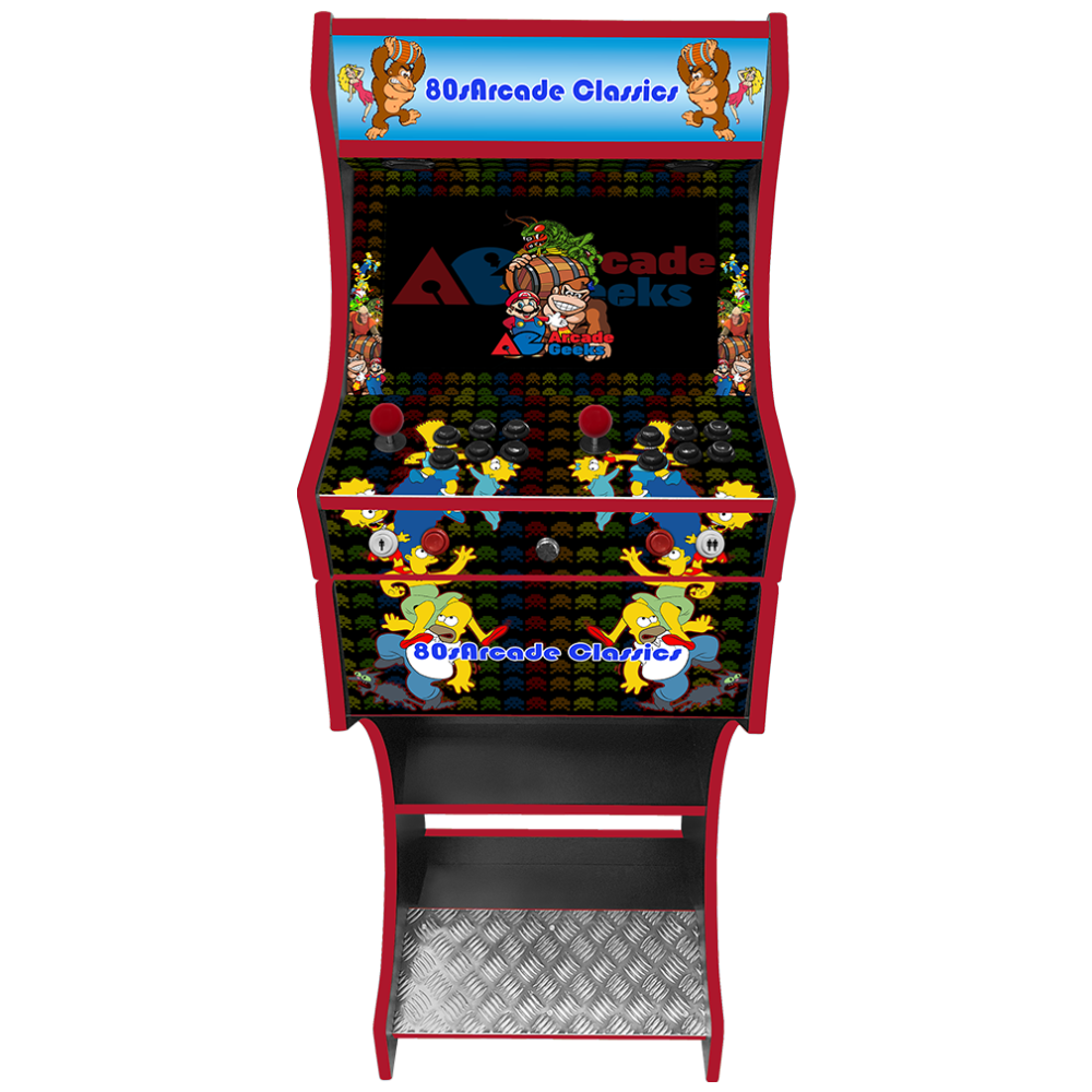 2 Player Arcade Machine - 80s Arcade Classic Theme