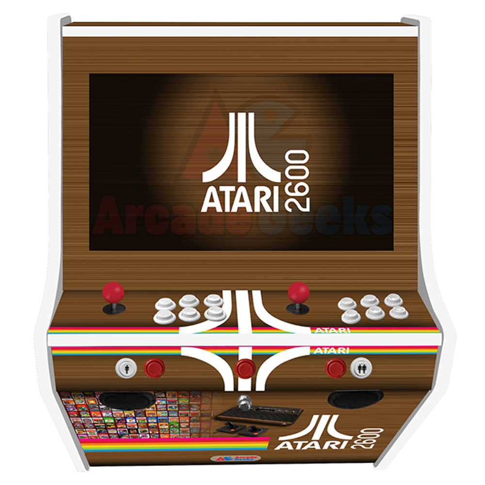 2 Player Wall Mounted Arcade Machine - Atari Themed