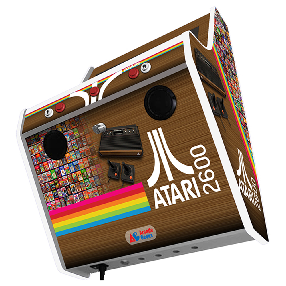 2 Player Wall Mounted Arcade Machine - Atari Themed