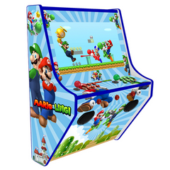 2 Player Wall Mounted Arcade Machine - Mario & Luigi Theme