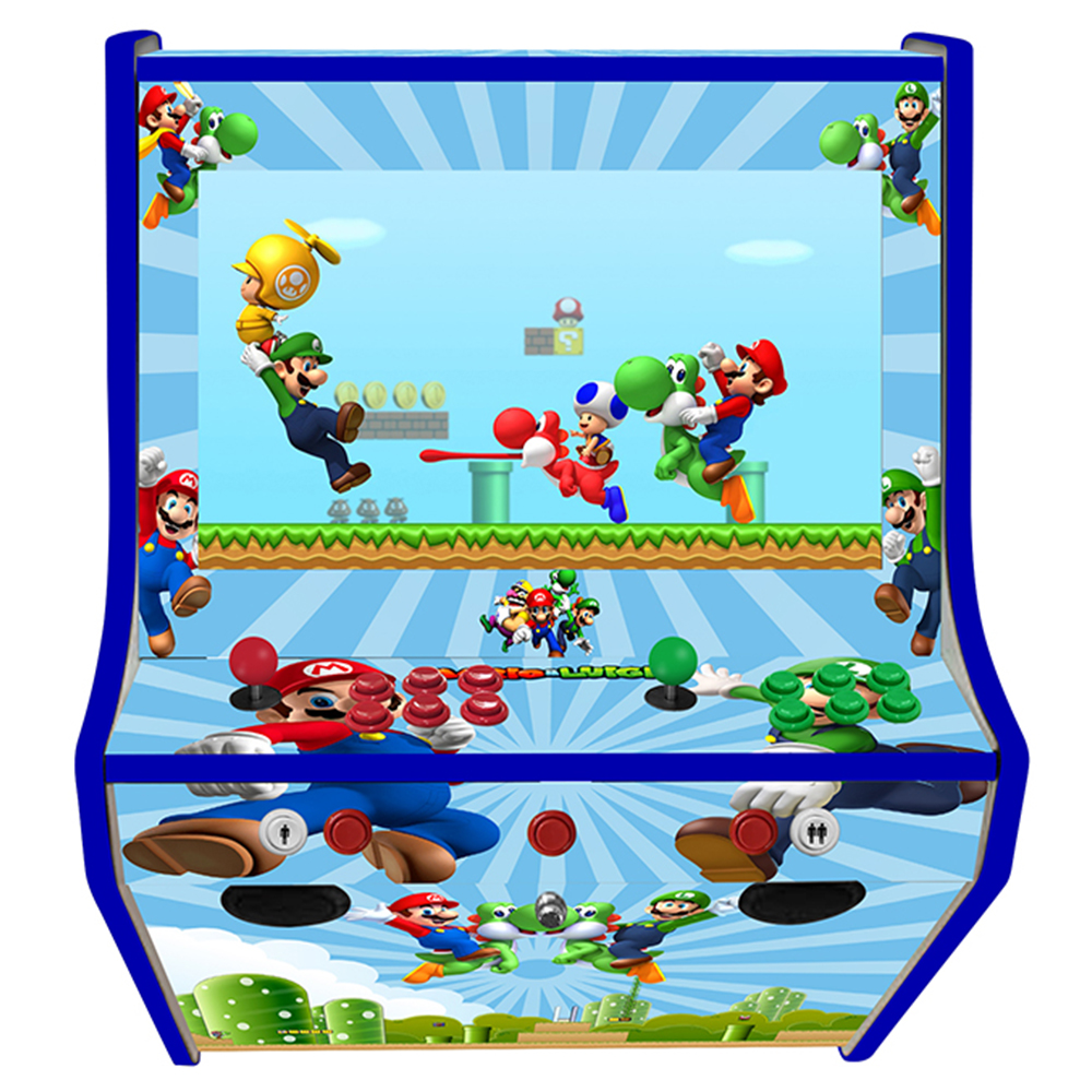 2 Player Wall Mounted Arcade Machine - Mario & Luigi Theme