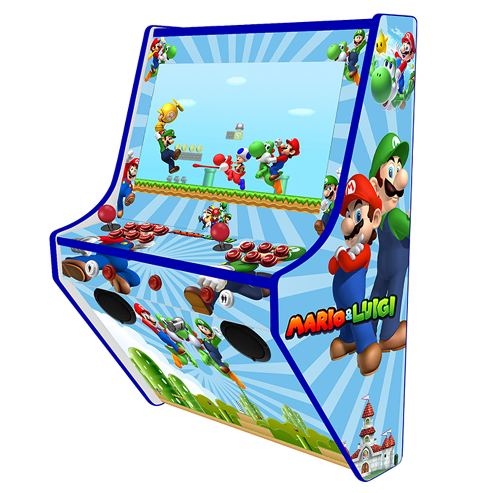 2 Player Wall Mounted Arcade Machine - Mario & Luigi Theme