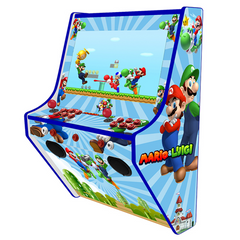 2 Player Wall Mounted Arcade Machine - Mario & Luigi Theme