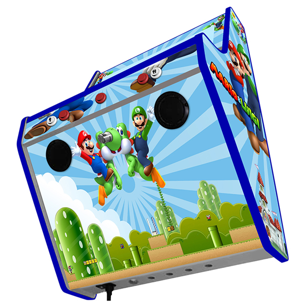2 Player Wall Mounted Arcade Machine - Mario & Luigi Theme
