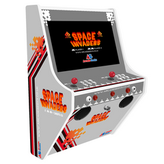 2 Player Wall Mounted Arcade Machine - Space Invaders Pixels Theme