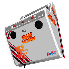 2 Player Wall Mounted Arcade Machine - Space Invaders Pixels Theme