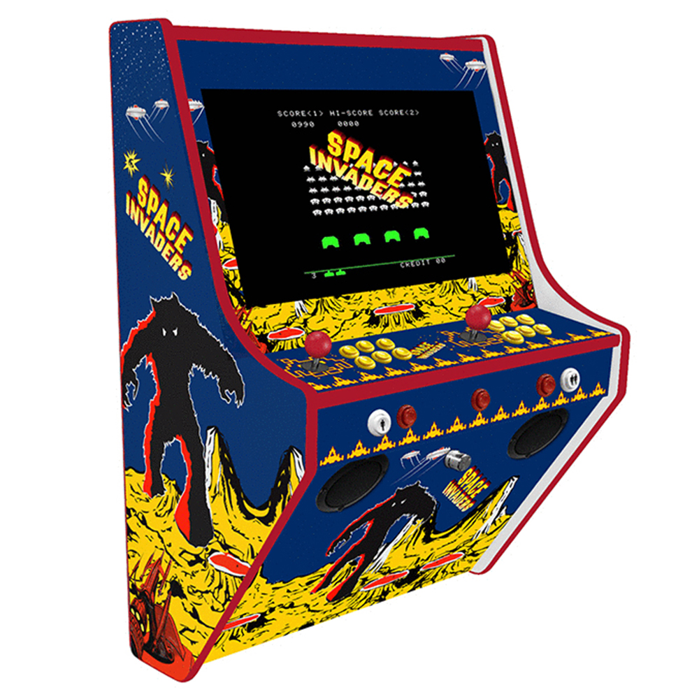 2 Player Wall Mounted Arcade Machine - Space Invaders