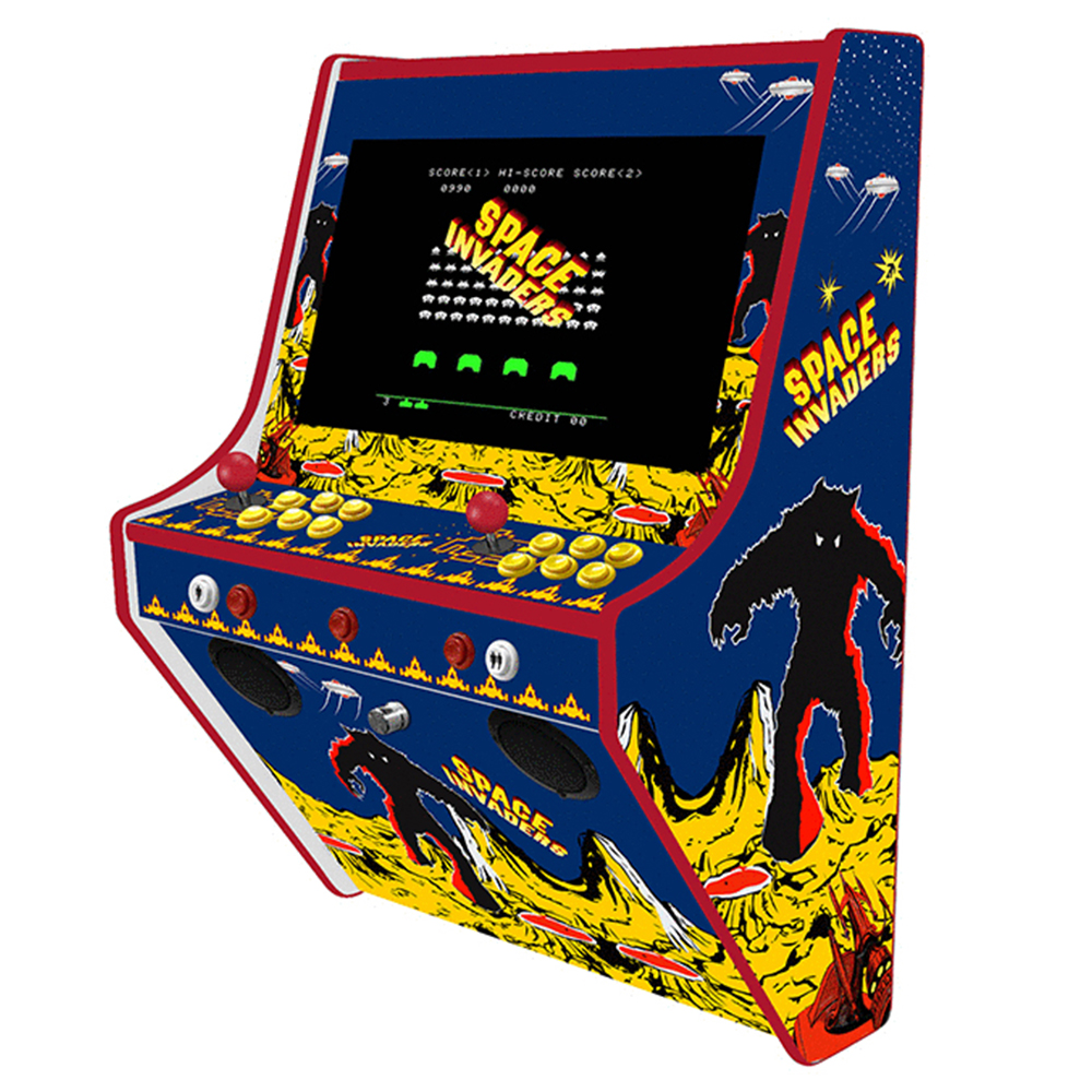 2 Player Wall Mounted Arcade Machine - Space Invaders