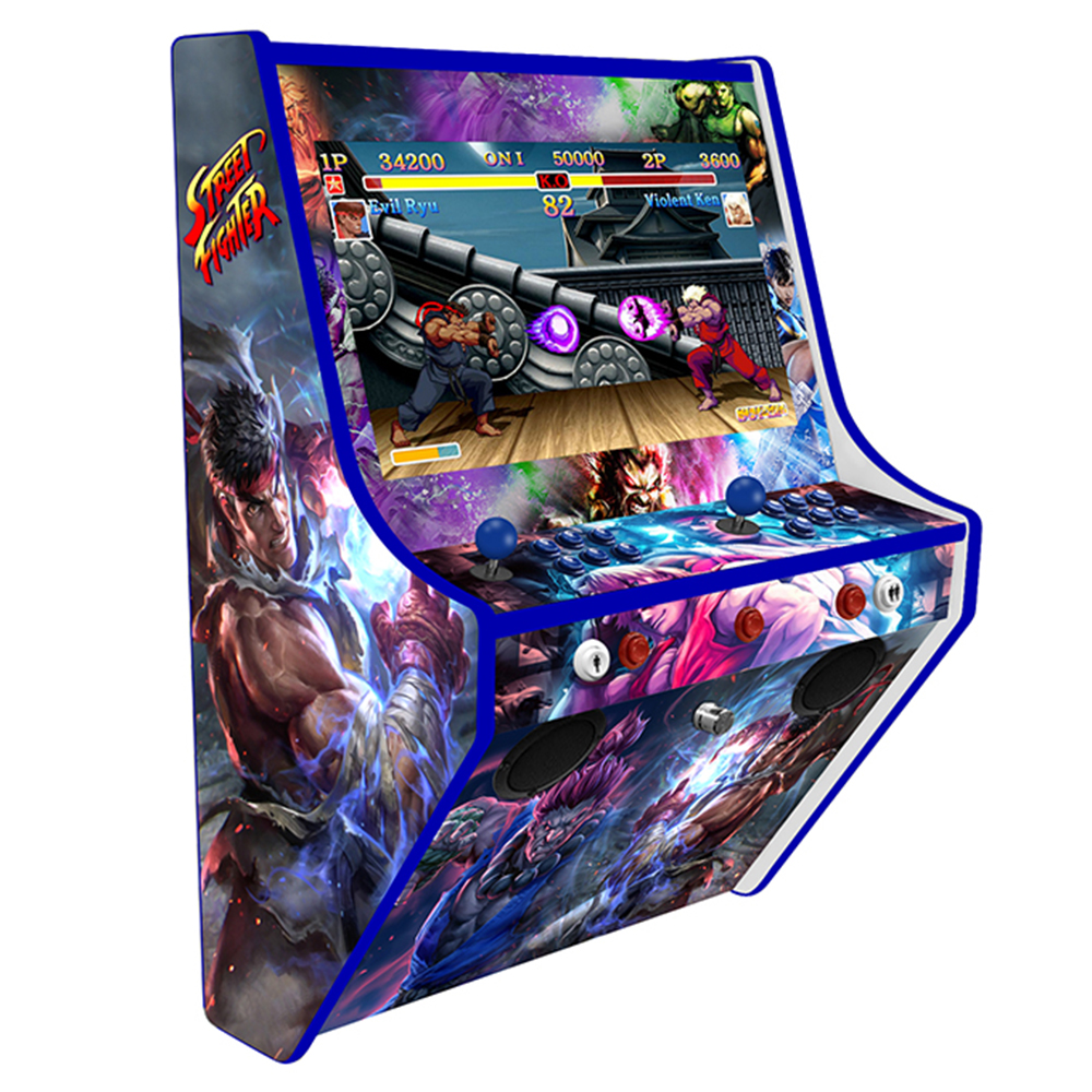 2 Player Wall Mounted Arcade Machine - Street Fighter