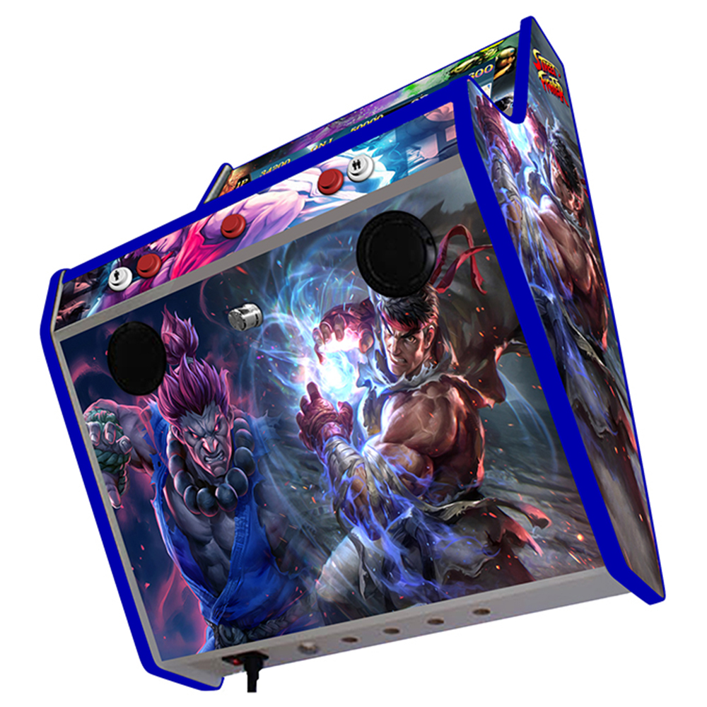 2 Player Wall Mounted Arcade Machine - Street Fighter