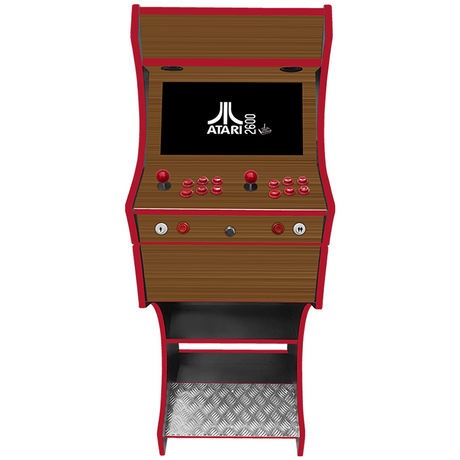 2 Player Arcade Machine - Wooden Effect Machine
