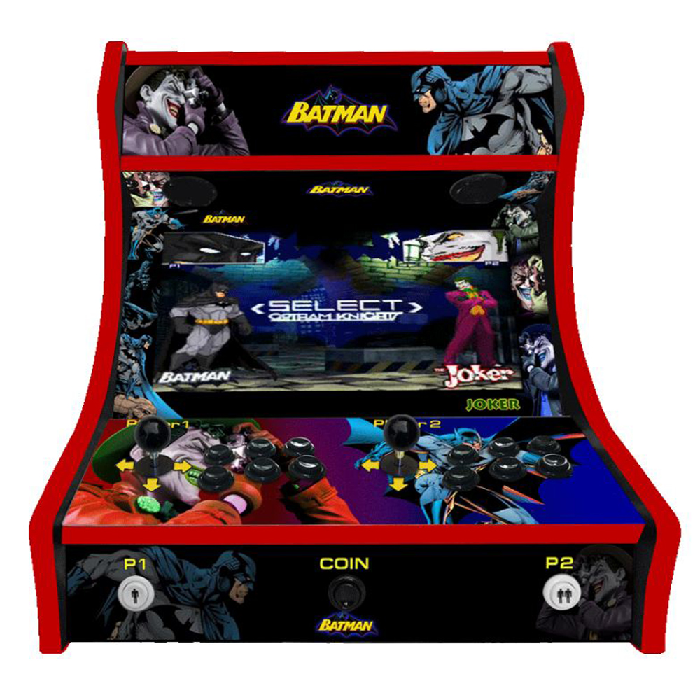2 Player Bartop Arcade Machine - Batman vs Joker
