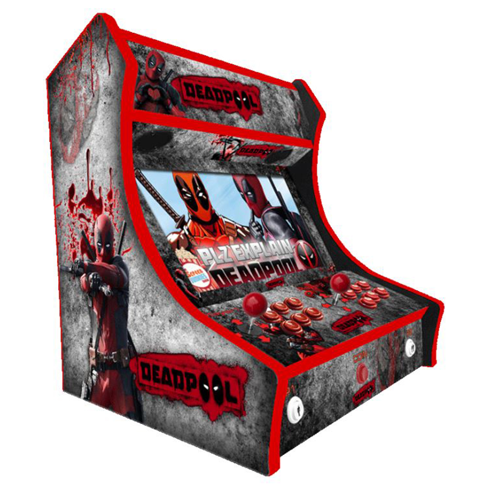 2 Player Bartop Arcade Machine - Deadpool