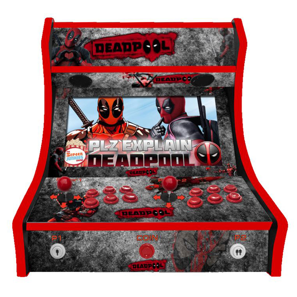 2 Player Bartop Arcade Machine - Deadpool