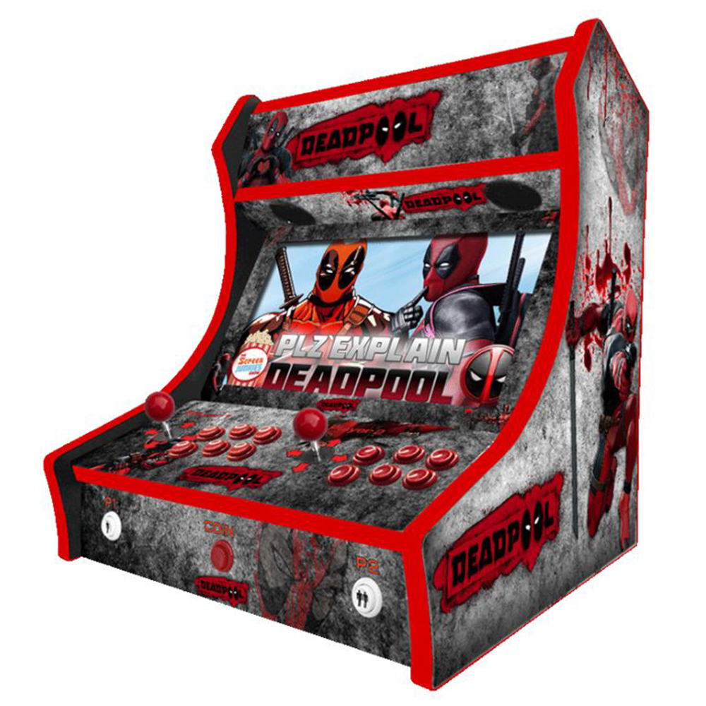 2 Player Bartop Arcade Machine - Deadpool