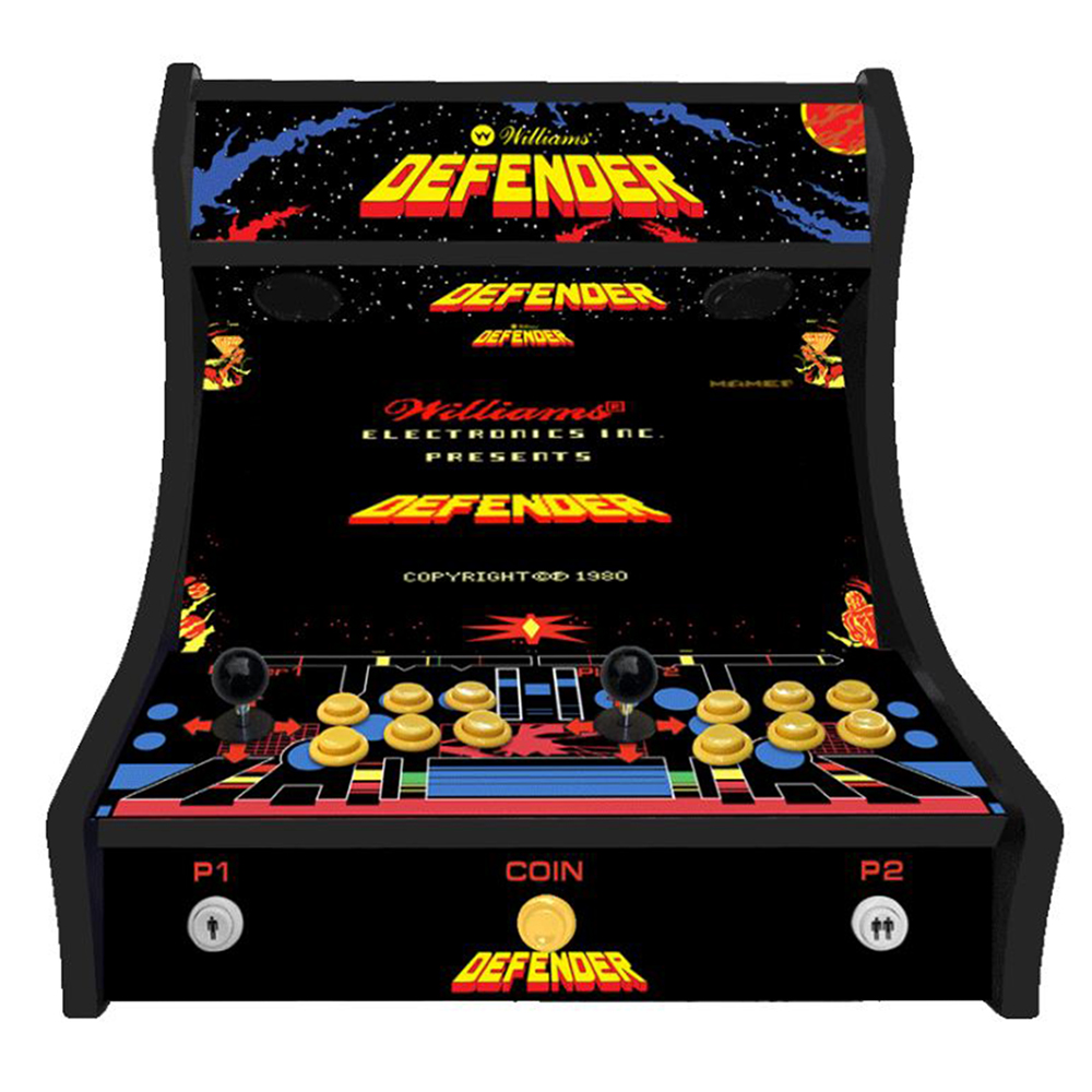 2 Player Bartop Arcade Machine - Defender