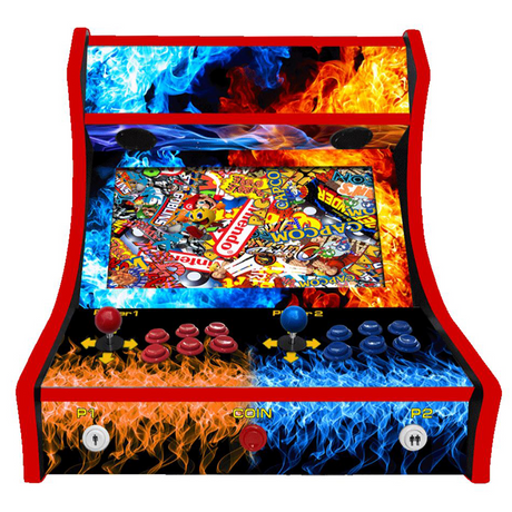 2 Player Bartop Arcade Machine - Flame Arcade