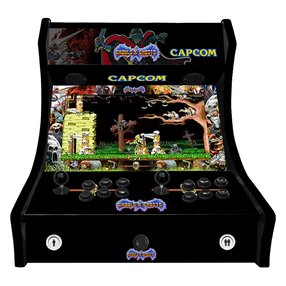 2 Player Bartop Arcade Machine - Ghouls n Ghosts