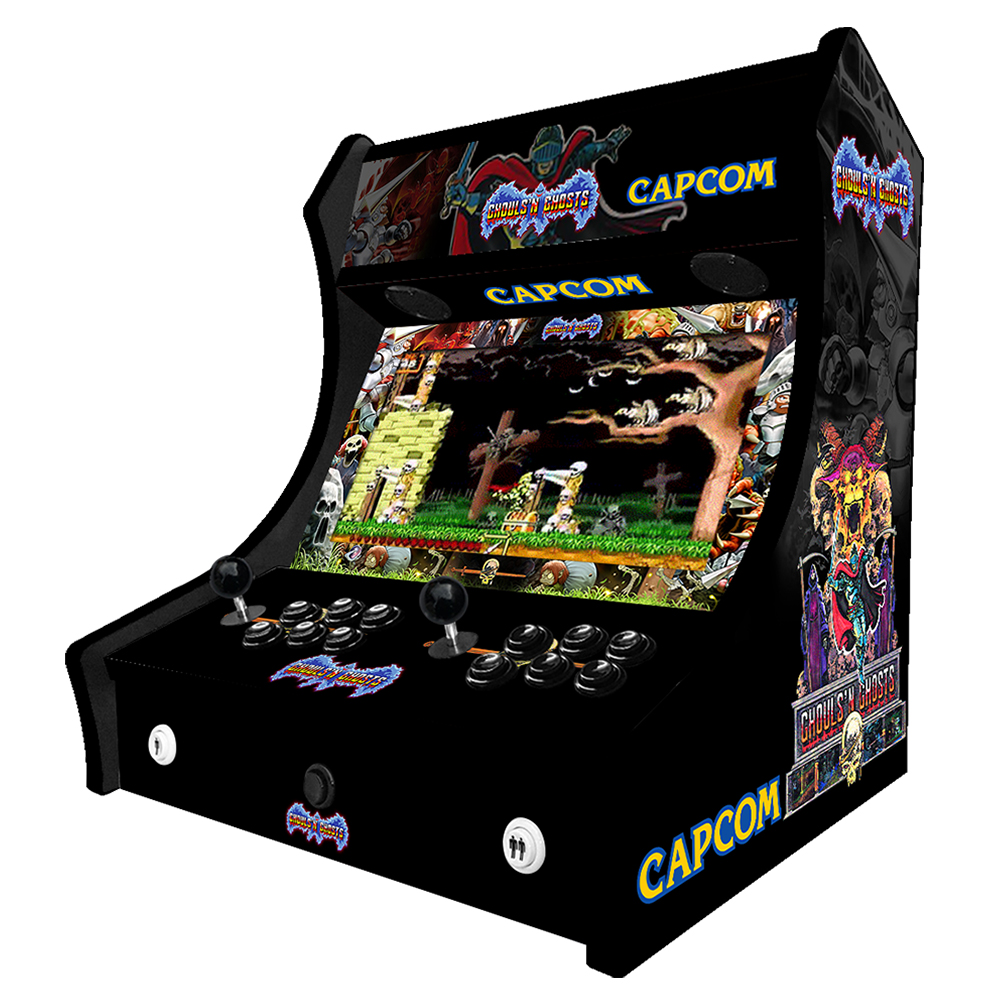 2 Player Bartop Arcade Machine - Ghouls n Ghosts