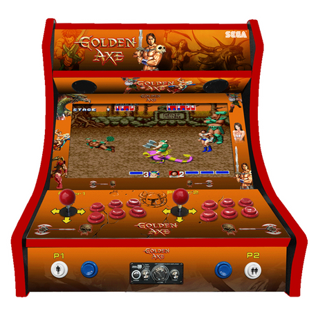 2 Player Bartop Arcade Machine - Golden Axe