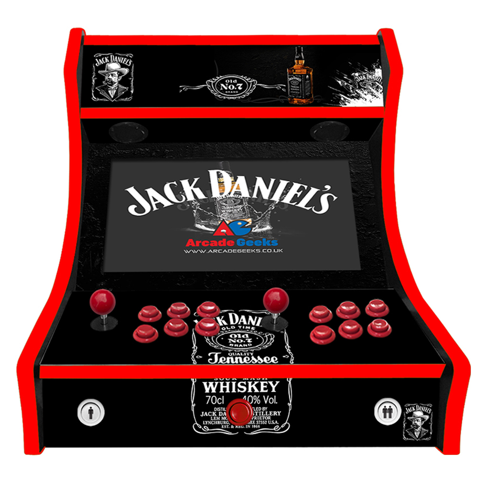 2 Player Bartop Arcade Machine - Jack Daniels