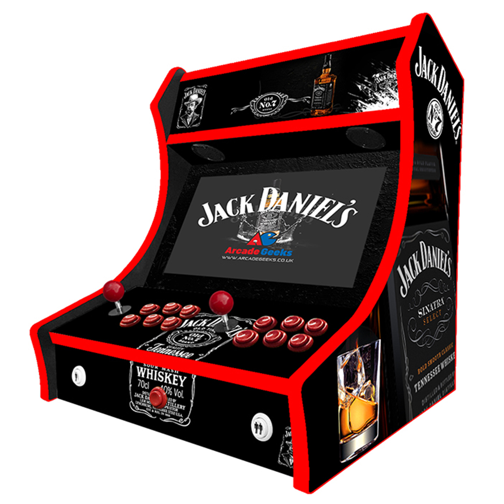 2 Player Bartop Arcade Machine - Jack Daniels