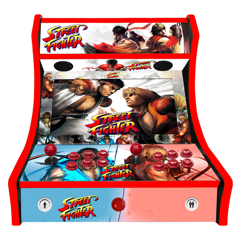 2 Player Bartop Arcade Machine - Street Fighter v2