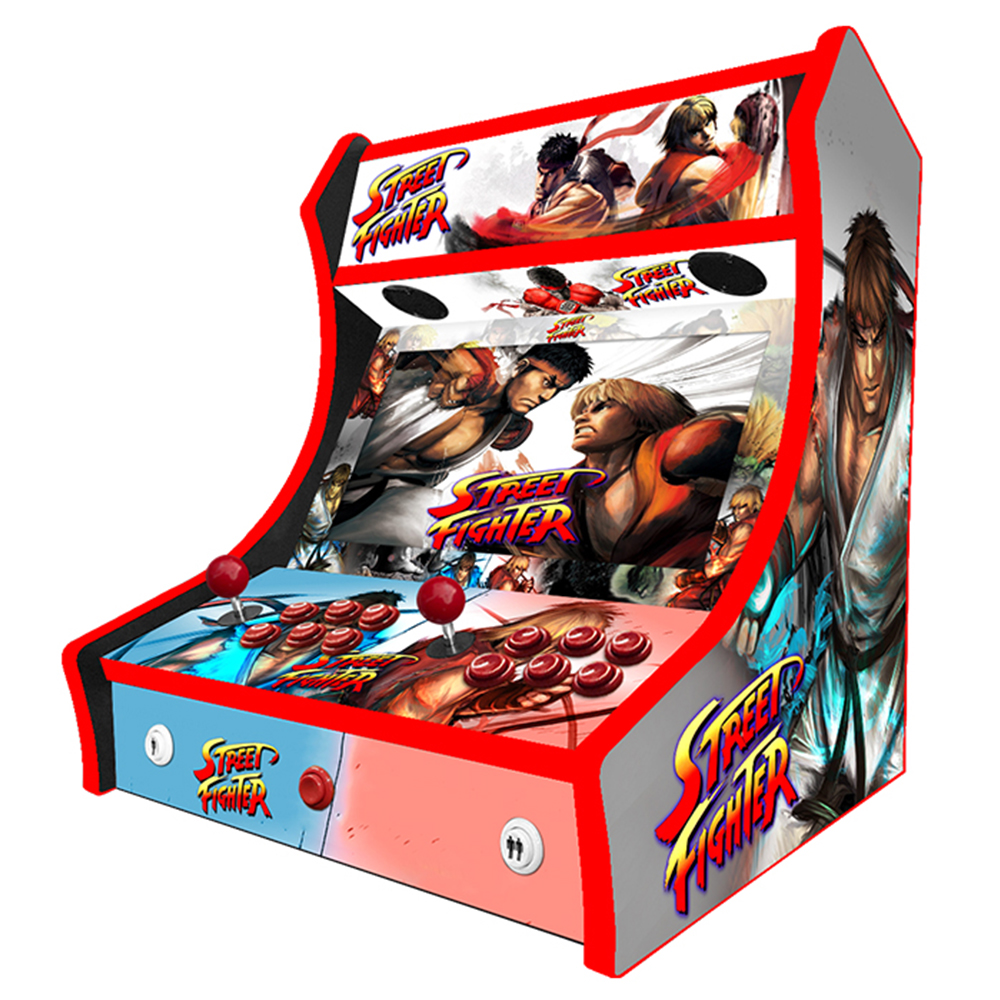 2 Player Bartop Arcade Machine - Street Fighter v2