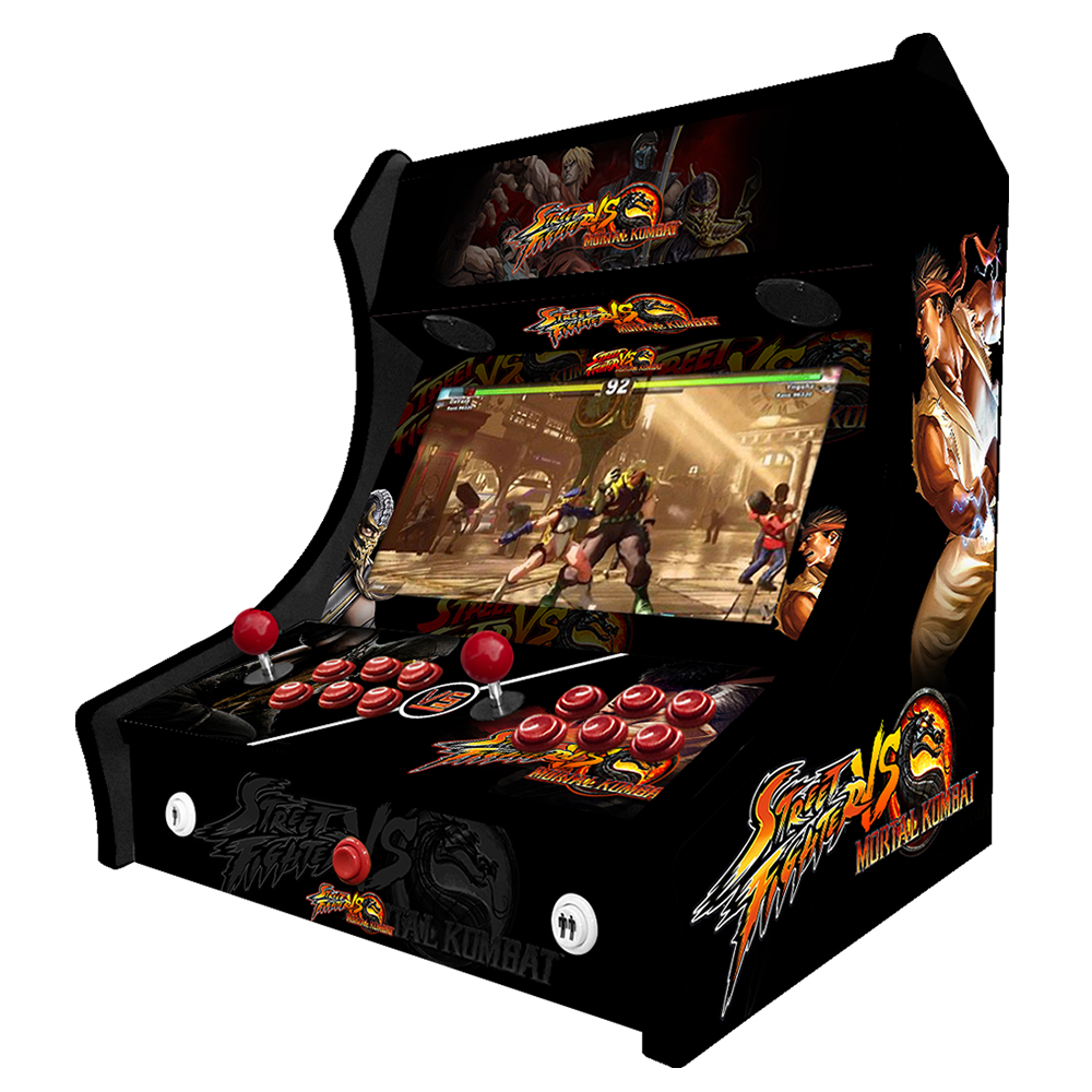 2 Player Bartop Arcade Machine - Street Fighter vs Mortal Kombat v1