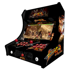 2 Player Bartop Arcade Machine - Street Fighter vs Mortal Kombat v1