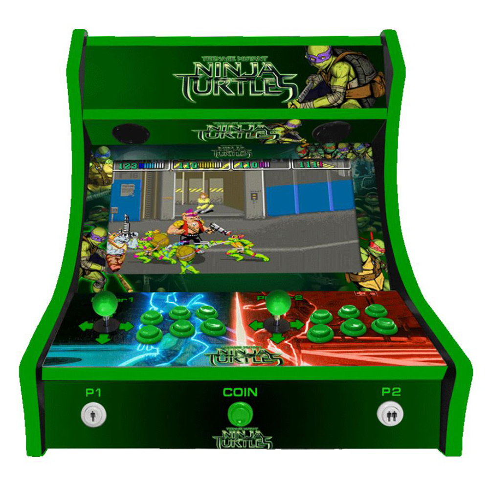 2 Player Bartop Arcade Machine - TMNT