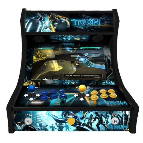 2 Player Bartop Arcade Machine - Tron