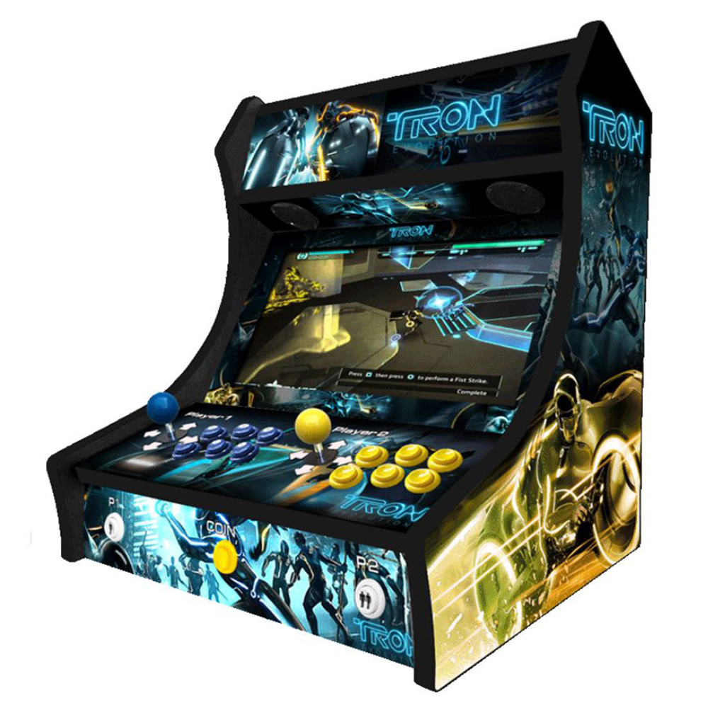 2 Player Bartop Arcade Machine - Tron