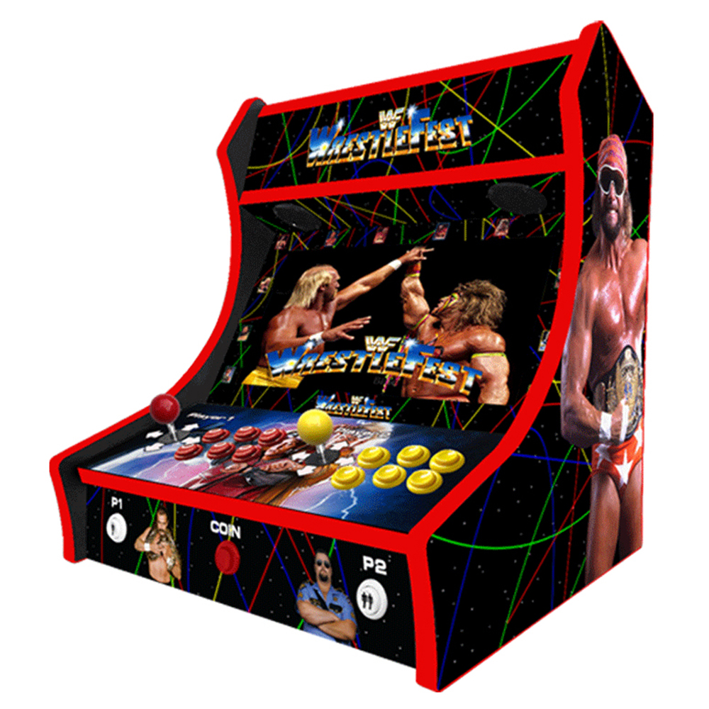 2 Player Bartop Arcade Machine - Wrestlefest