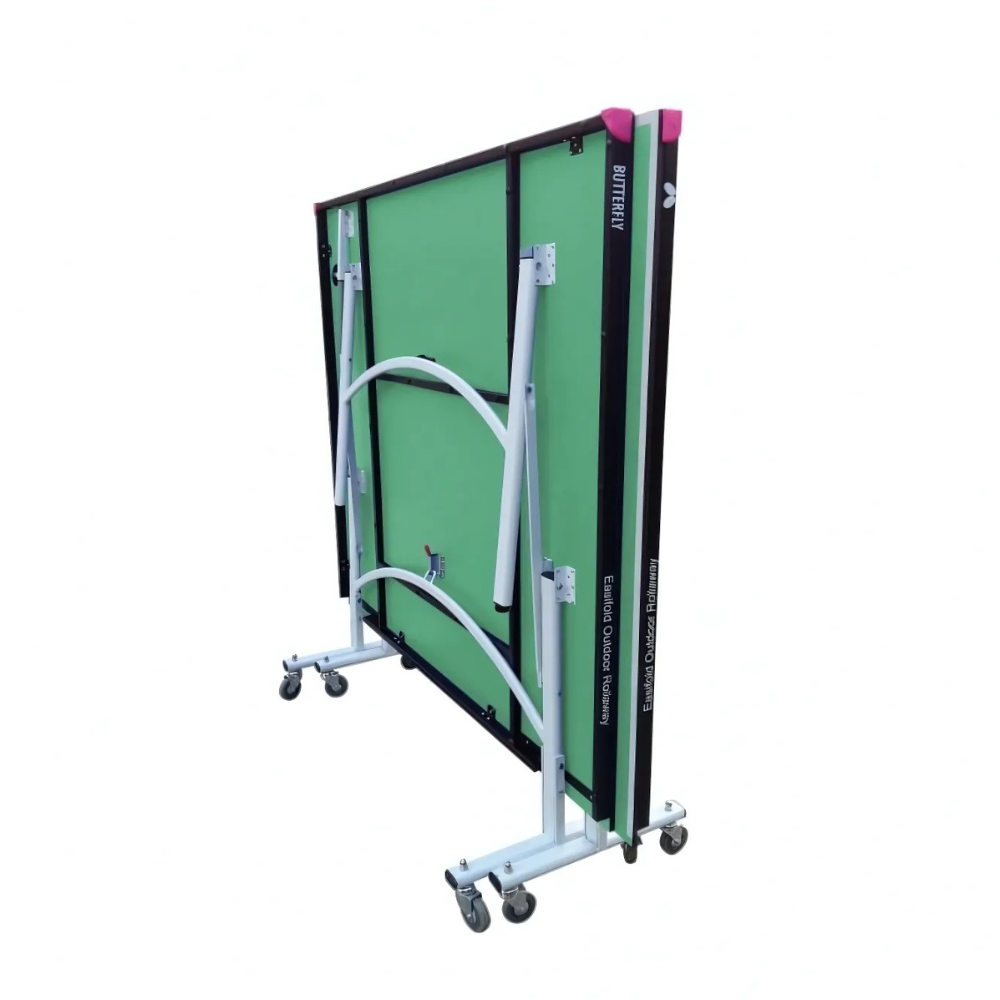 Butterfly Easifold Outdoor Rollaway Table Tennis Table - Green