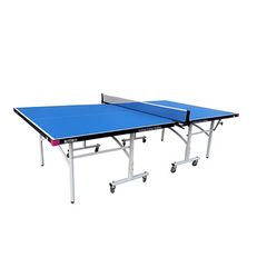 Butterfly Easifold Outdoor Rollaway Table Tennis Table - Blue