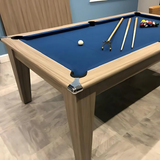 Classic Slate Bed Pool Dining Table | Driftwood | Smart Slate Cloth