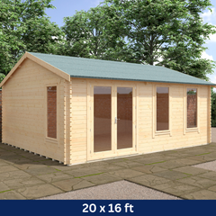 Crestwood | Log Cabin | 44mm | Various Sizes
