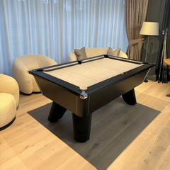 Cry Wolf Slate Bed Indoor Pool Table - Black