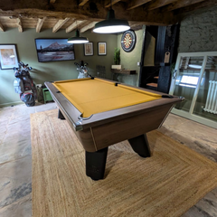 Cry Wolf Slate Bed Indoor Pool Table - Dark Walnut
