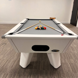 Cry Wolf Slate Bed Indoor Pool Table - White