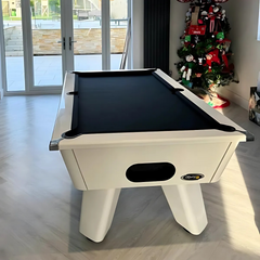 Cry Wolf Slate Bed Indoor Pool Table - White