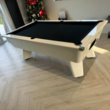 Cry Wolf Slate Bed Indoor Pool Table - White