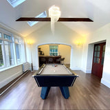 Cry Wolf Indoor Pool Table | Black | Smart Taupe Cloth
