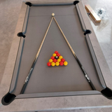 Cry Wolf Indoor Pool Table | Urban Grey | Elite Pro Bankers Grey Cloth