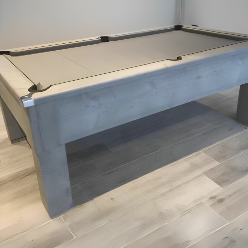 Cry Wolf Square Leg Pool Table | Urban Grey | Elite Pro Bankers Grey Cloth