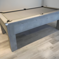 Cry Wolf Square Leg Pool Table | Urban Grey | Elite Pro Bankers Grey Cloth